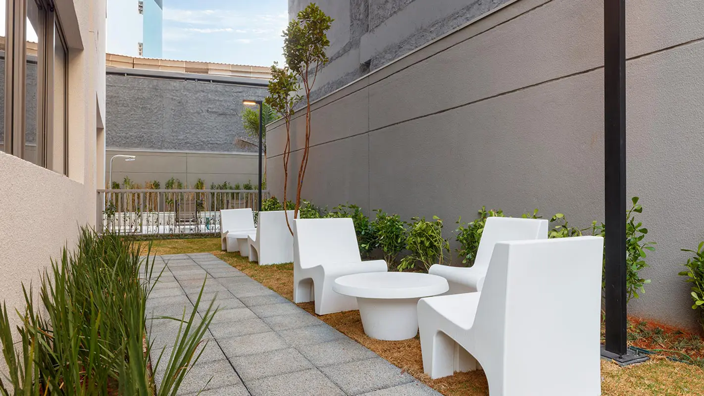 Nex One Faria Lima — Lounge Externo