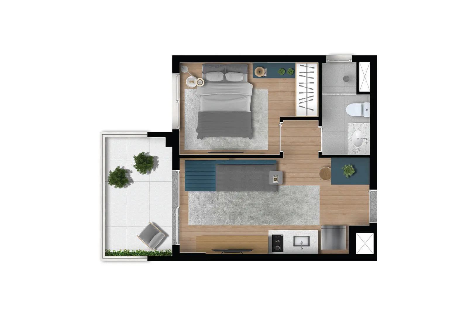 Nex One Sena Madureira — 1 Dorm. - 34 M²