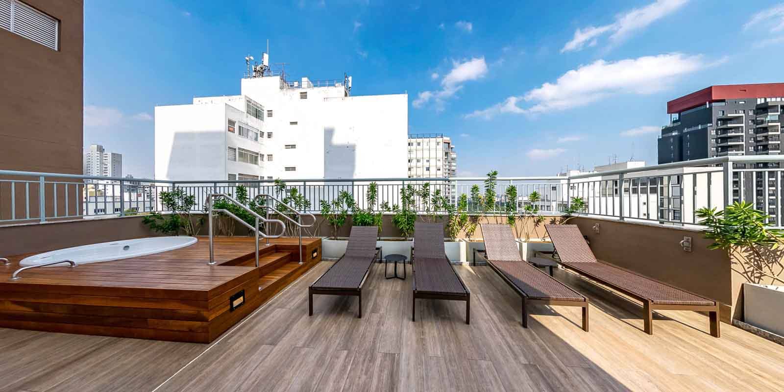 Mobi One Oscar Freire — Rooftop Spa Solário