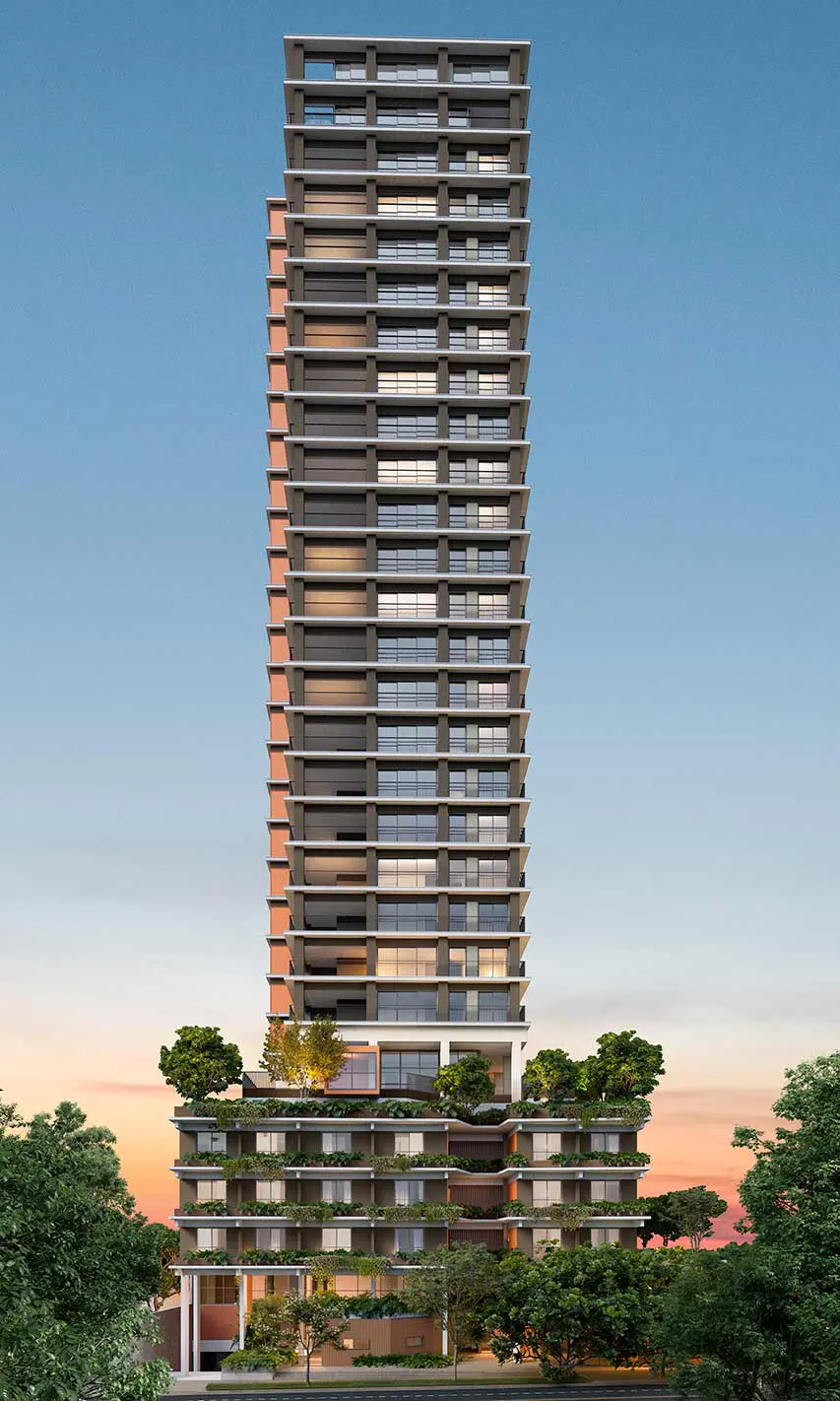 one innovation lizz 177 fachada frontal noturna