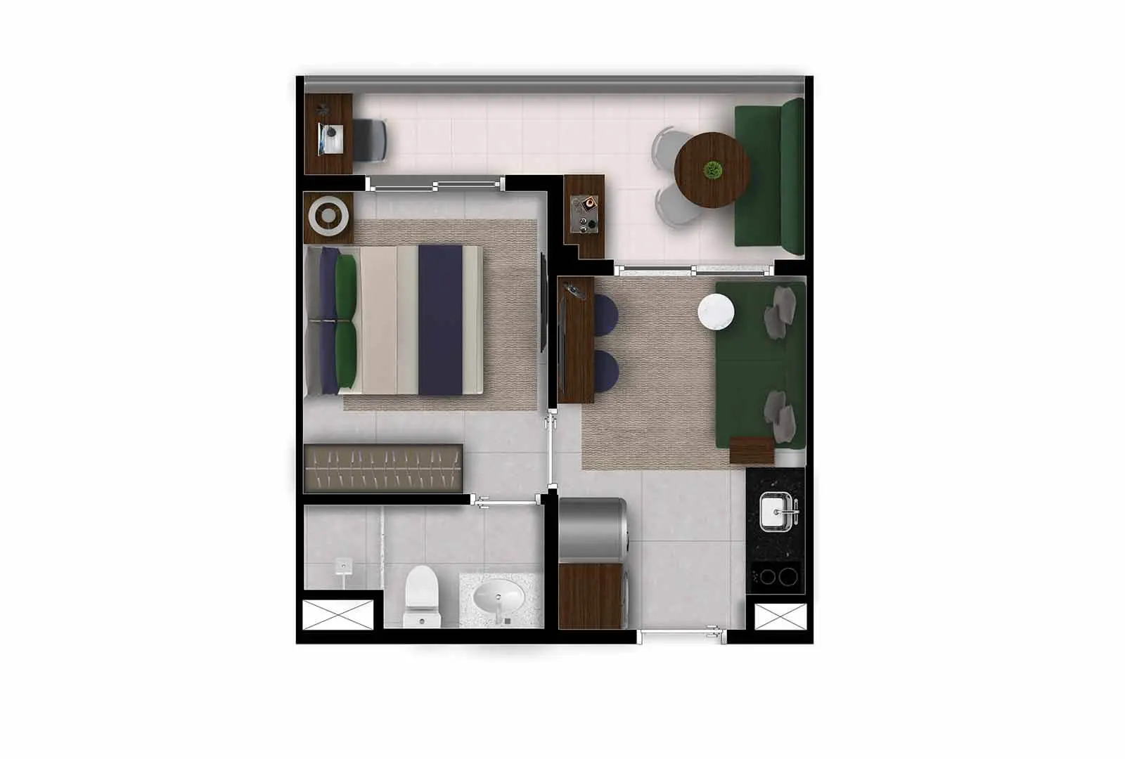 Nex One João Cachoeira — 1 Dorm. - 31m² Final 03 Tipo C