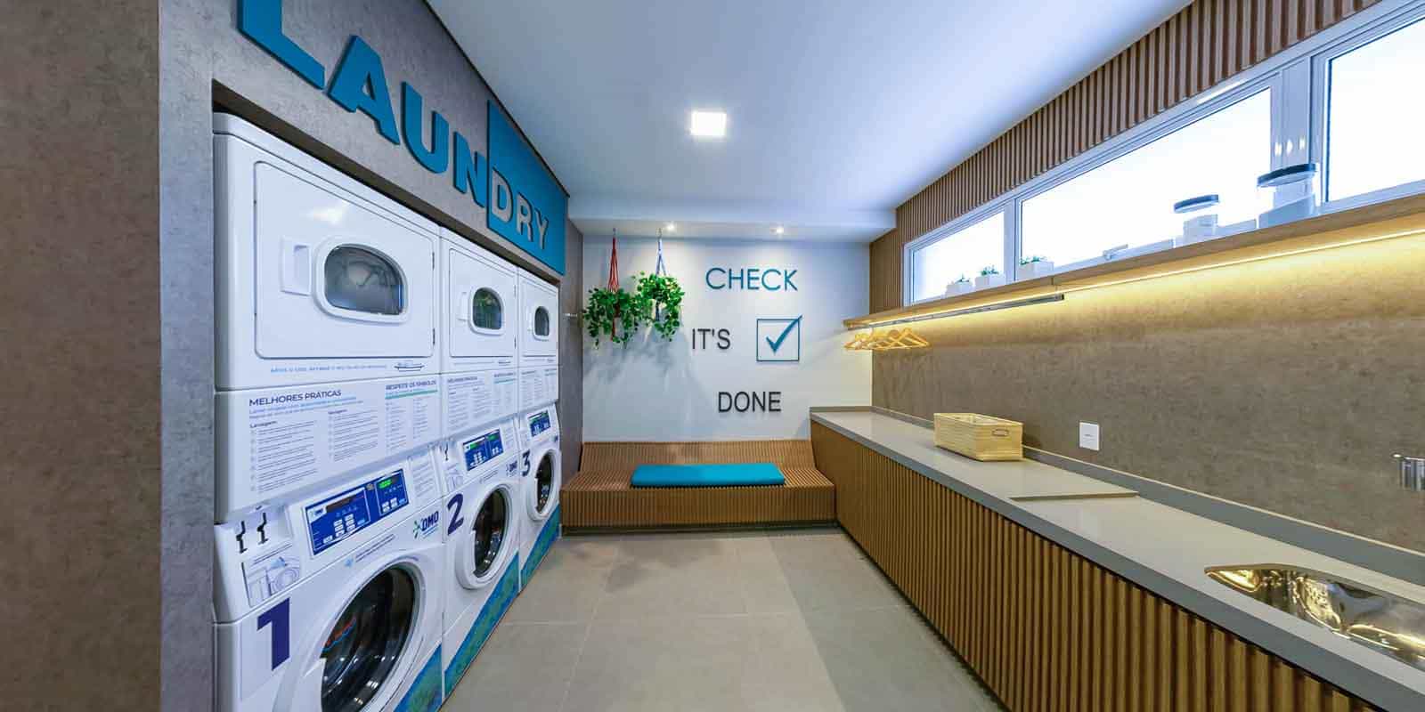 Mobi One Liberdade — Lavanderia