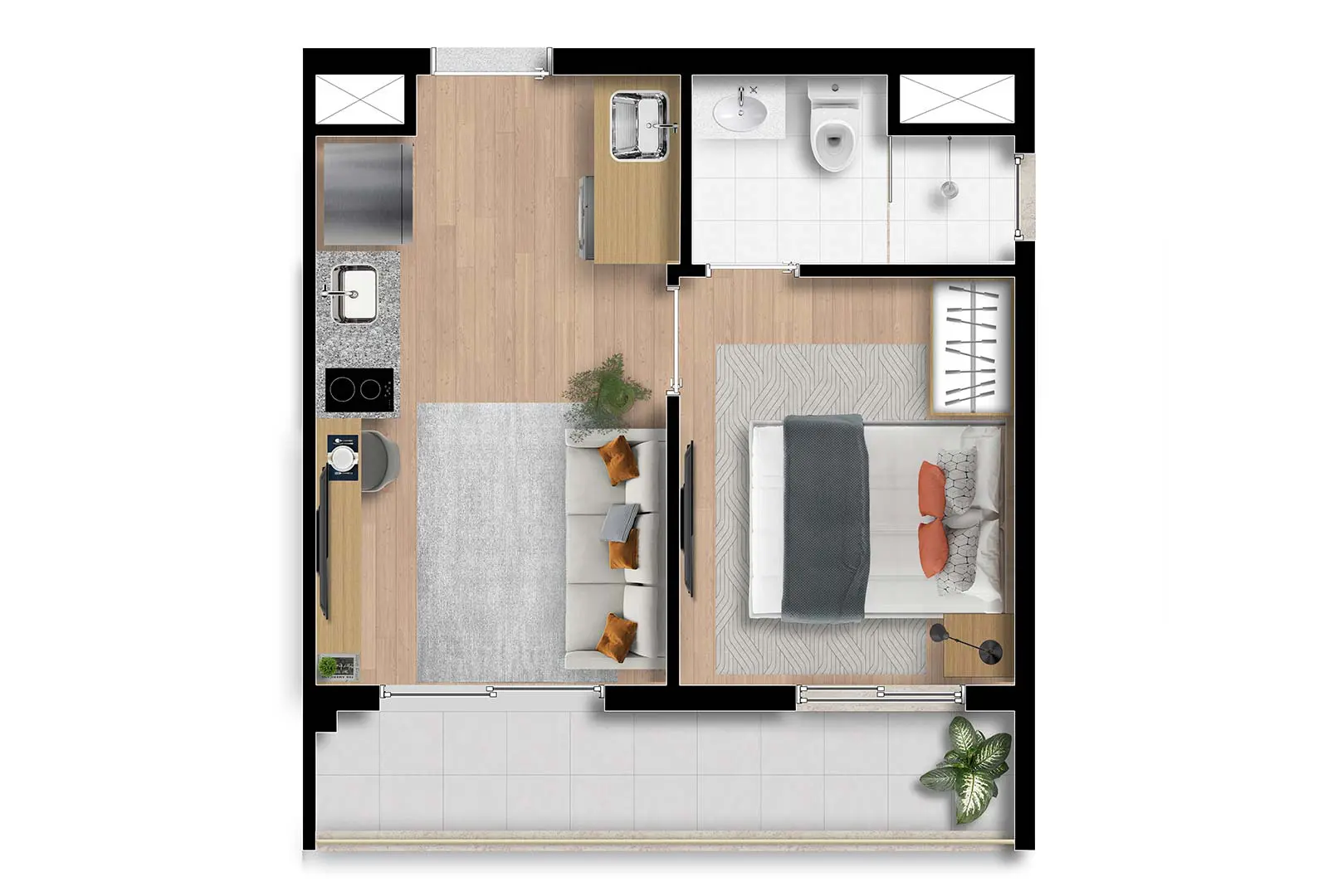 My One Estação Japão Liberdade — 1 Dorm. - 30 M²